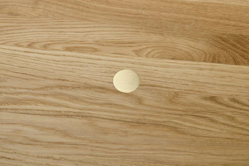 Table d'appoint en chêne naturel 50 cm Pinion - Emko