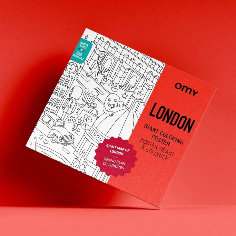 GIANT COLOURING POSTER - LONDON