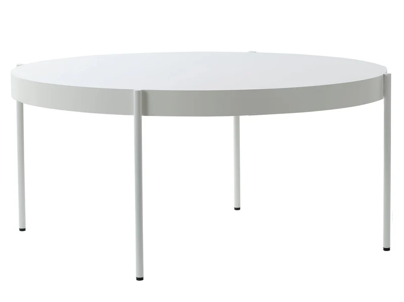 Table en métal et bois blanc 160cm Series 430 - Verpan