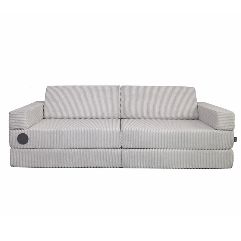 Wonderwuzz Spielsofa 'OH SO SOFY Cord' Graupunzel