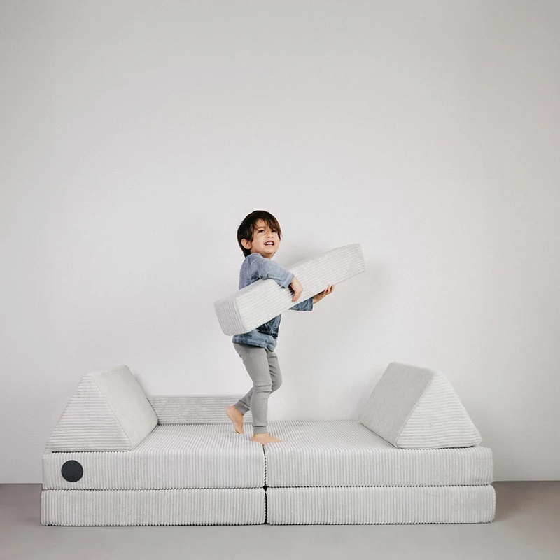 Wonderwuzz Spielsofa 'OH SO SOFY Cord' Graupunzel