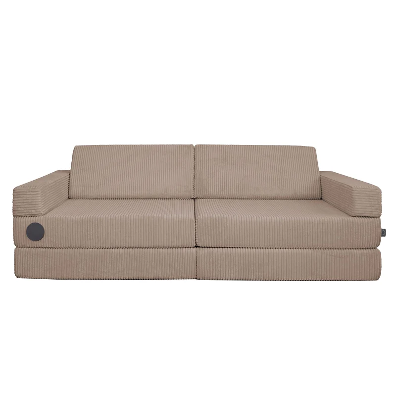 Wonderwuzz Spielsofa 'OH SO SOFY Cord' Taupe Nimmersatt