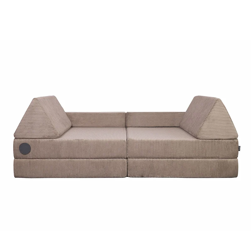 Wonderwuzz Spielsofa 'OH SO SOFY Cord' Taupe Nimmersatt
