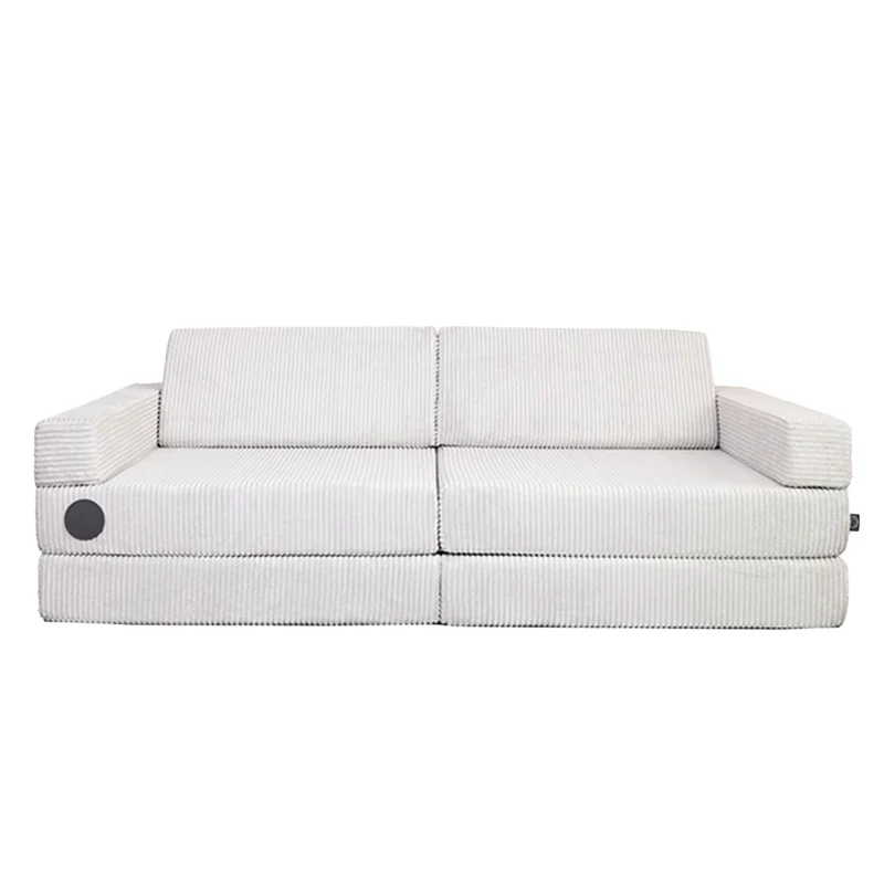 Wonderwuzz Spielsofa 'OH SO SOFY Cord' Cremehontas
