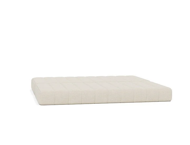 Canapé convertible en polyester recyclé ivoire 208x104x77cm Cozypad - Innovation living