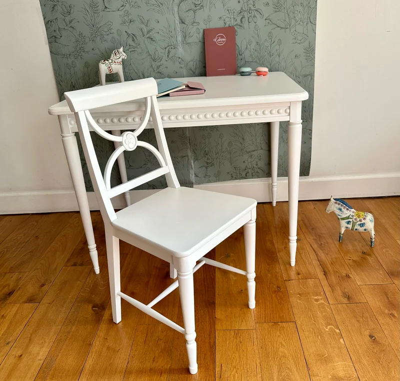 Gustavienne Kinderstuhl Weiss