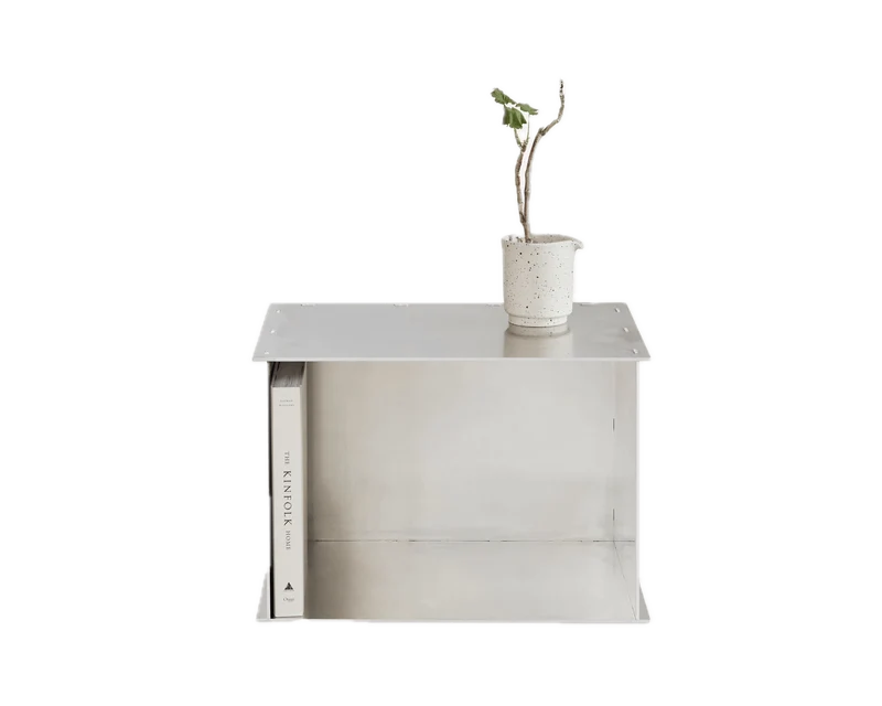 Table de chevet en aluminium 32,8 x 33,8 x 48,1 cm Rivet - Frama