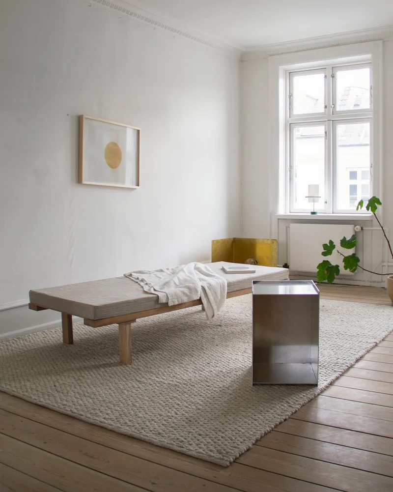 Table de chevet en aluminium 32,8 x 33,8 x 48,1 cm Rivet - Frama