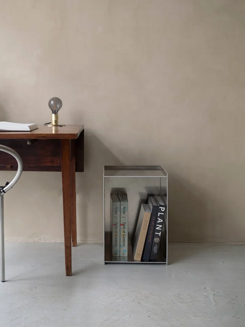 Table de chevet en aluminium 32,8 x 33,8 x 48,1 cm Rivet - Frama