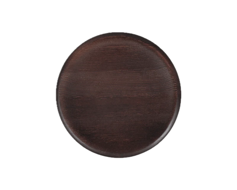 Tabouret rond en pin marron foncé 32,5 x 30,5 x 32,5 cm AML - Frama