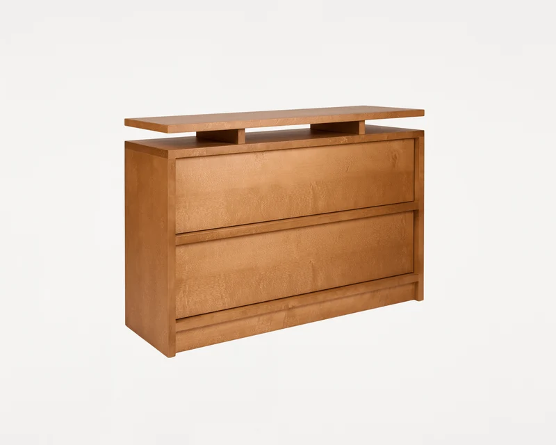 Commode en bouleau brun chaud 100 x 35 x 70 cm Ratio - Frama