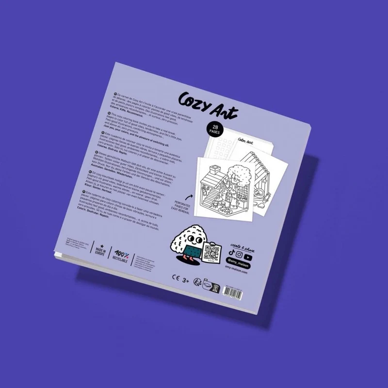COZY ART COLOURING BOOK