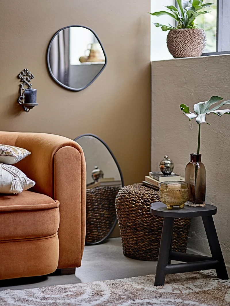 Tabouret Tasse Abaca marron - Bloomingville