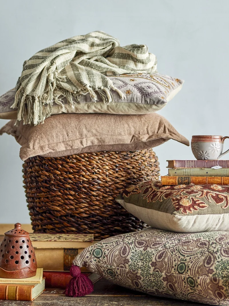 Tabouret Tasse Abaca marron - Bloomingville