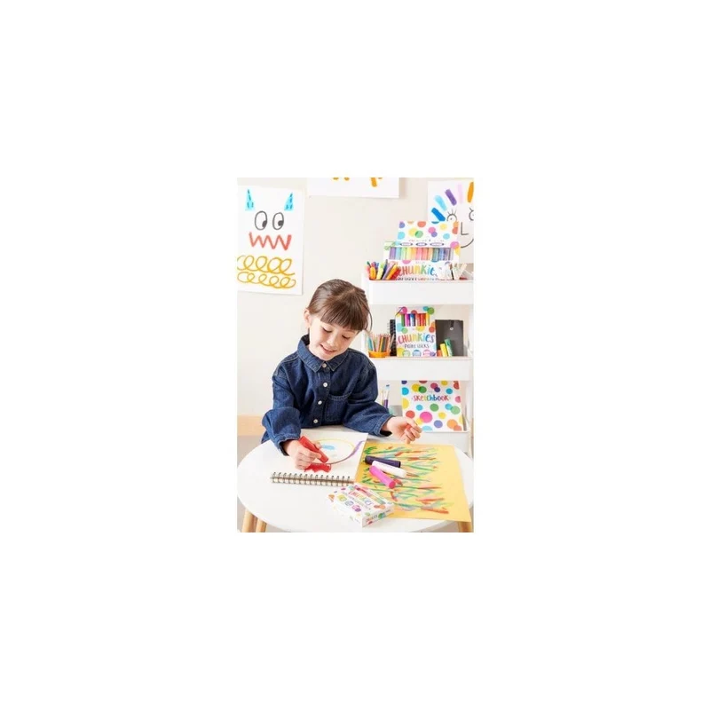 CHUNKIES PAINT STICKS - 24 VARIETY PACK WITH PASTEL COLOURS (3 YEARS+)