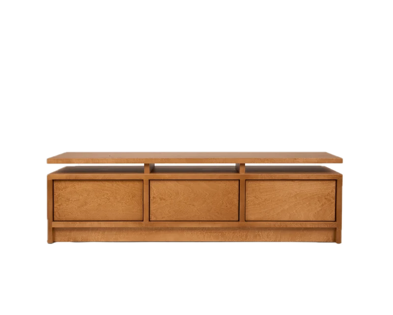 Console en bouleau brun chaud 140 x 35 x 40 cm Ratio - Frama
