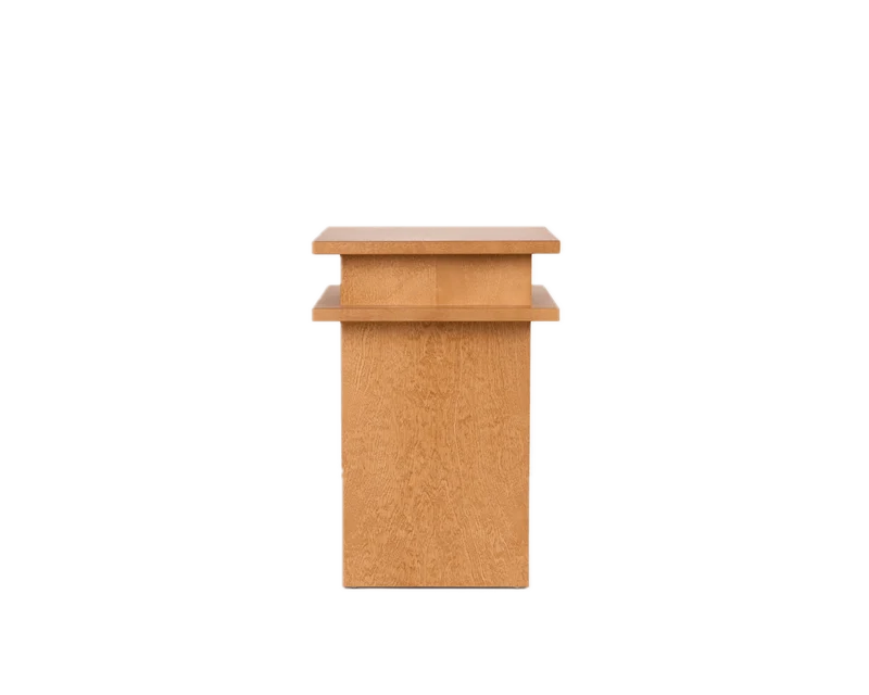 Table de chevet en bouleau brun chaud 37 x 37 x 54 cm Ratio - Frama