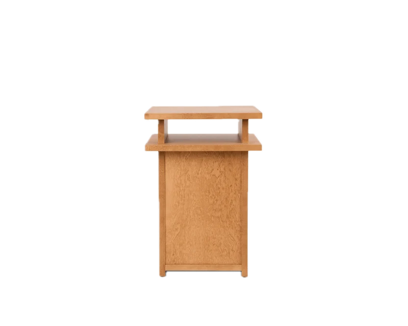 Table de chevet en bouleau brun chaud 37 x 37 x 54 cm Ratio - Frama
