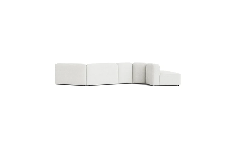 Canapé en tissu gris blanc modulable 5 places Rope - Normann Copenhagen