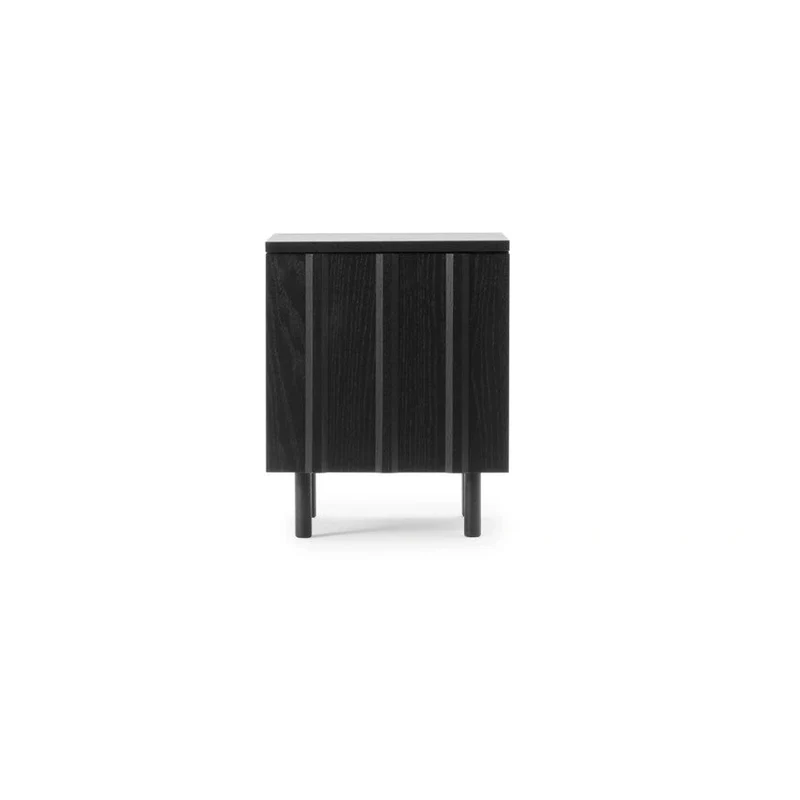 Table de nuit en chêne noir 42x40x52cm Rib - Normann Copenhagen