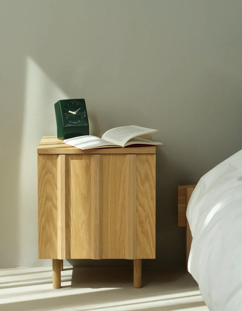 Table de nuit en chêne 42x40x52cm Rib - Normann Copenhagen