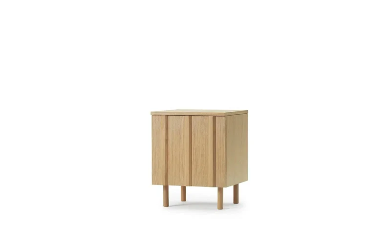 Table de nuit en chêne 42x40x52cm Rib - Normann Copenhagen