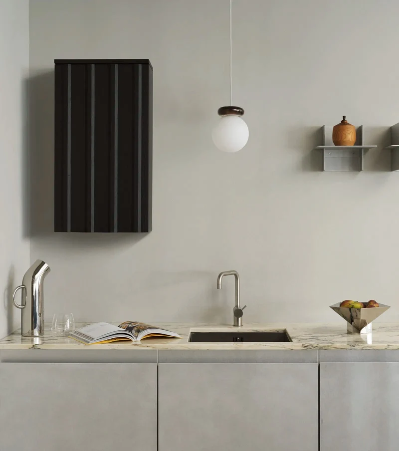 Placard mural en chêne noir 40x23x73cm Rib - Normann Copenhagen