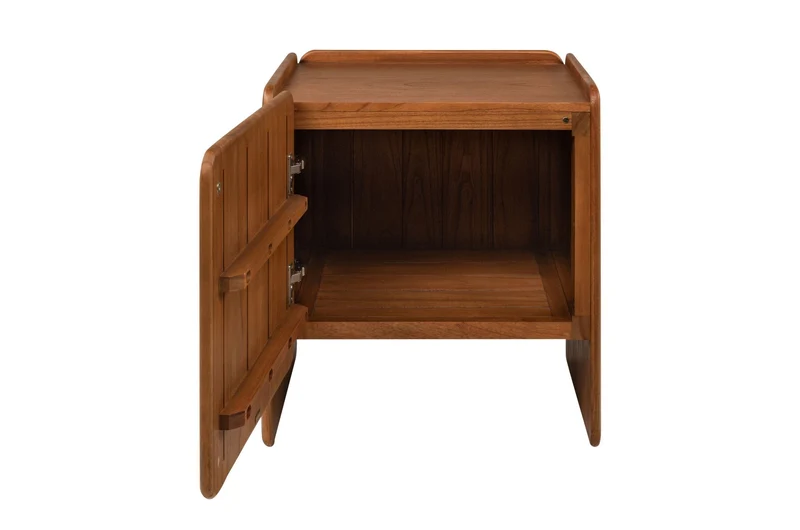 Table de chevet en bois mindi droit 56x48x60cm Mika - Versmissen