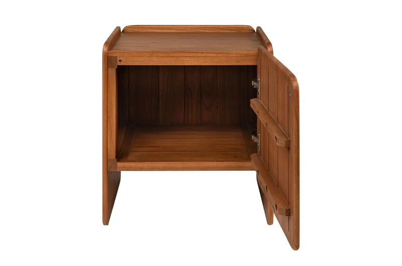 Table de chevet en bois mindi gauche 56x48x60cm Mika - Versmissen