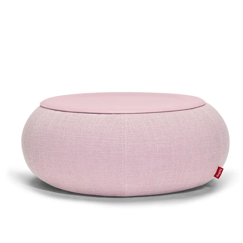Table d'appoint en polyester et acier thermolaqué rose 87,5x35cm Dumpty - Fatboy