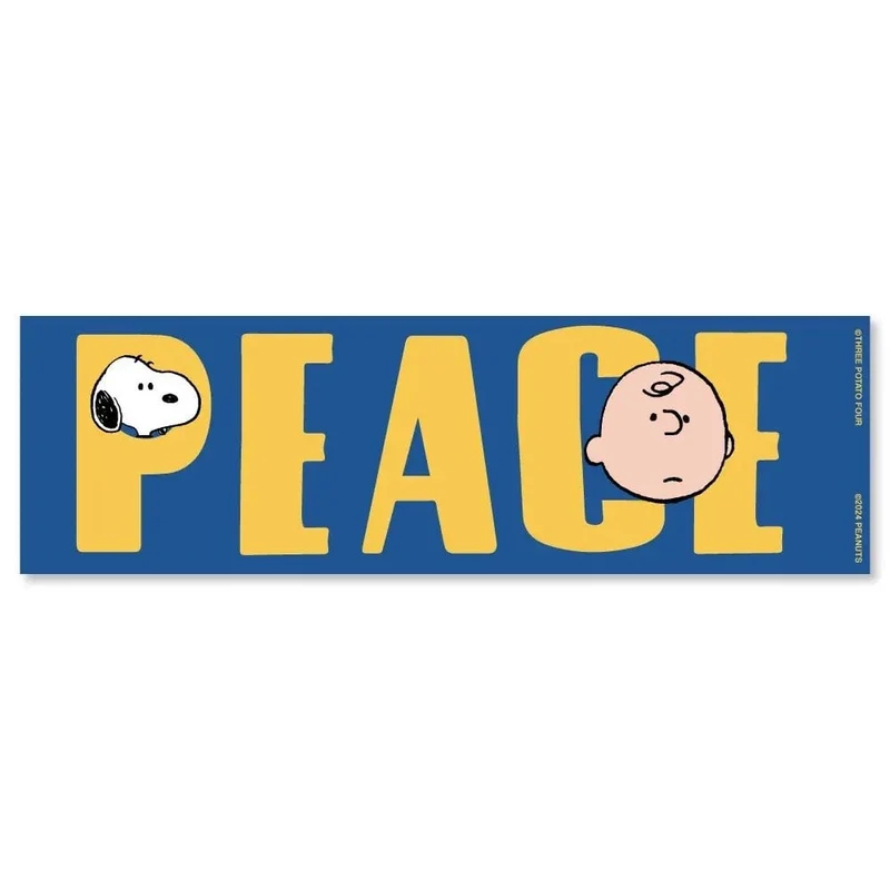 BUMPER MAGNET SNOOPY PEACE