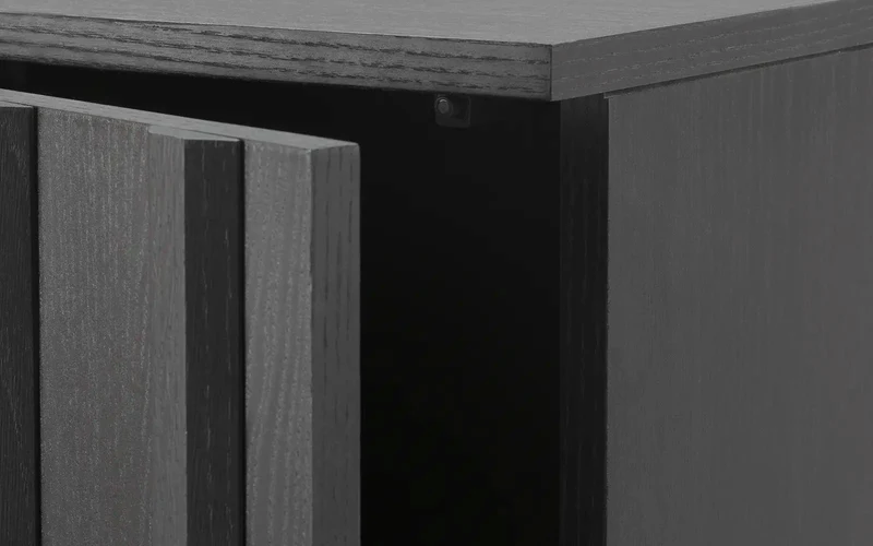 Cabinet en chêne noir 70x43x166,5cm Rib - Normann Copenhagen