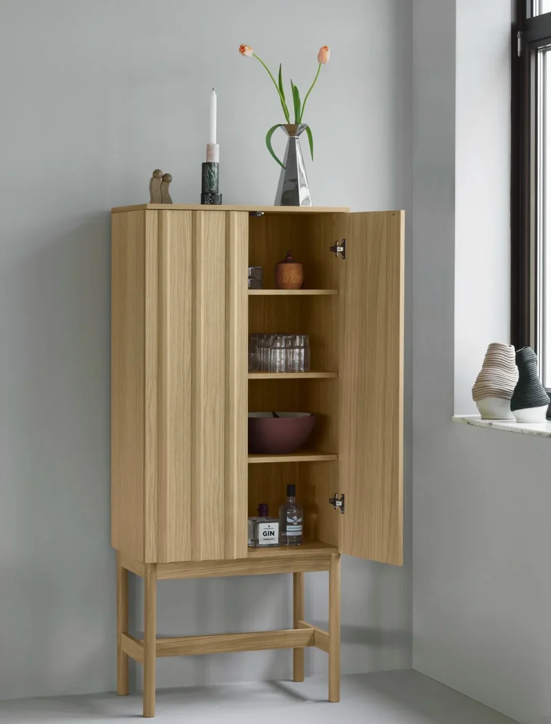 Cabinet en chêne 70x43x166,5cm Rib - Normann Copenhagen