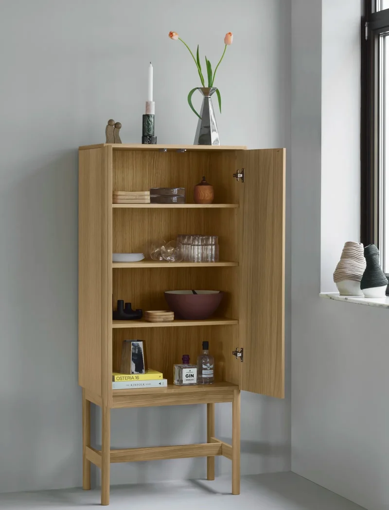 Cabinet en chêne 70x43x166,5cm Rib - Normann Copenhagen