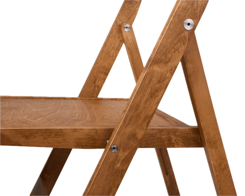 Chaise pliante en bouleau marron chaud 44 x 56 x 80 cm Folding - Frama