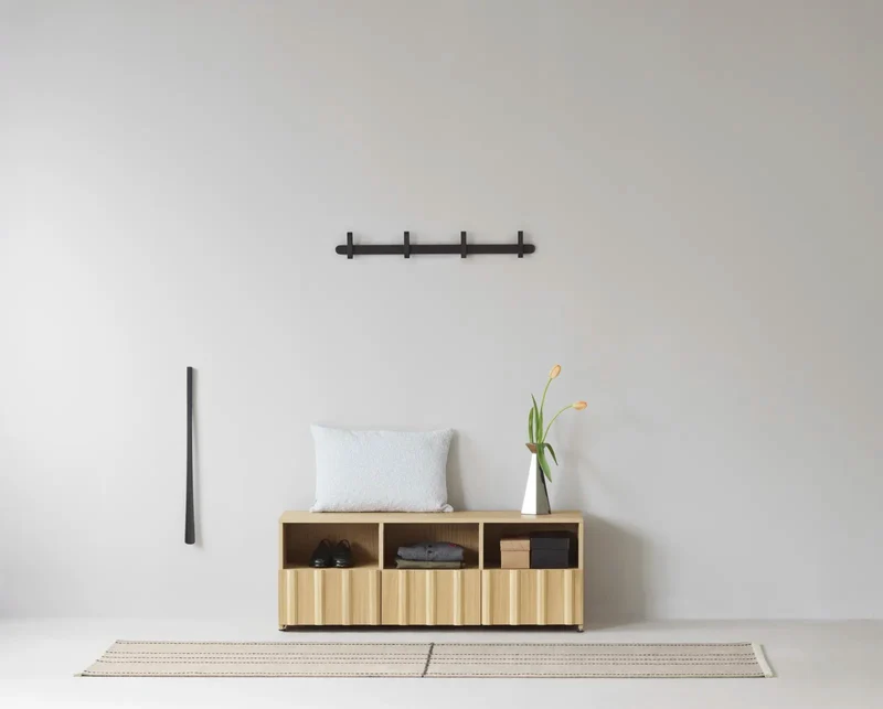 Buffet bas en chêne 120x38x44cm Hybrid - Normann Copenhagen