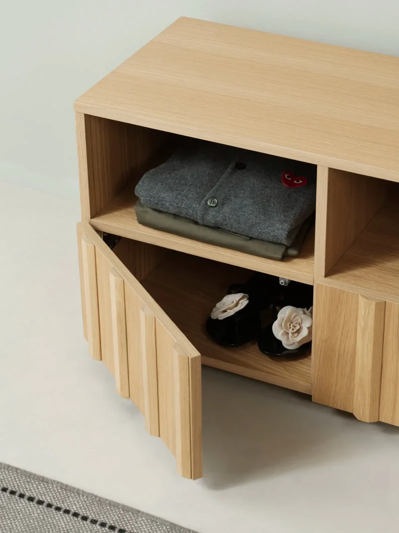 Buffet bas en chêne 120x38x44cm Hybrid - Normann Copenhagen