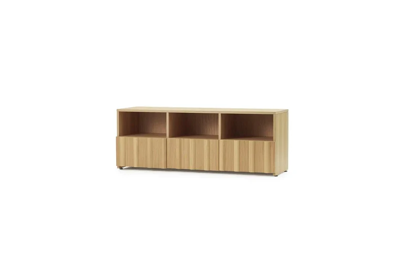 Buffet bas en chêne 120x38x44cm Hybrid - Normann Copenhagen