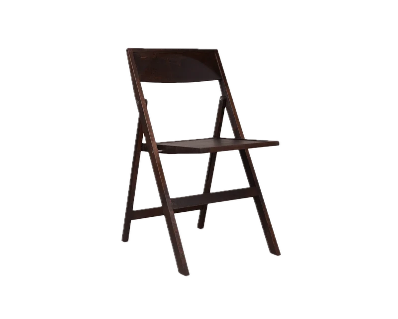 Chaise pliante en bouleau marron foncé 44 x 56 x 80 cm Folding - Frama