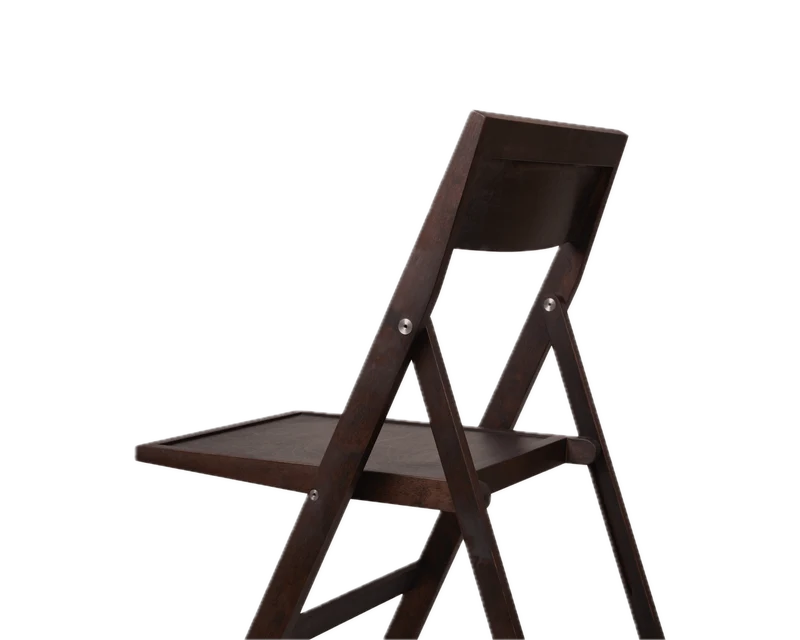 Chaise pliante en bouleau marron foncé 44 x 56 x 80 cm Folding - Frama