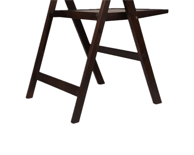 Chaise pliante en bouleau marron foncé 44 x 56 x 80 cm Folding - Frama