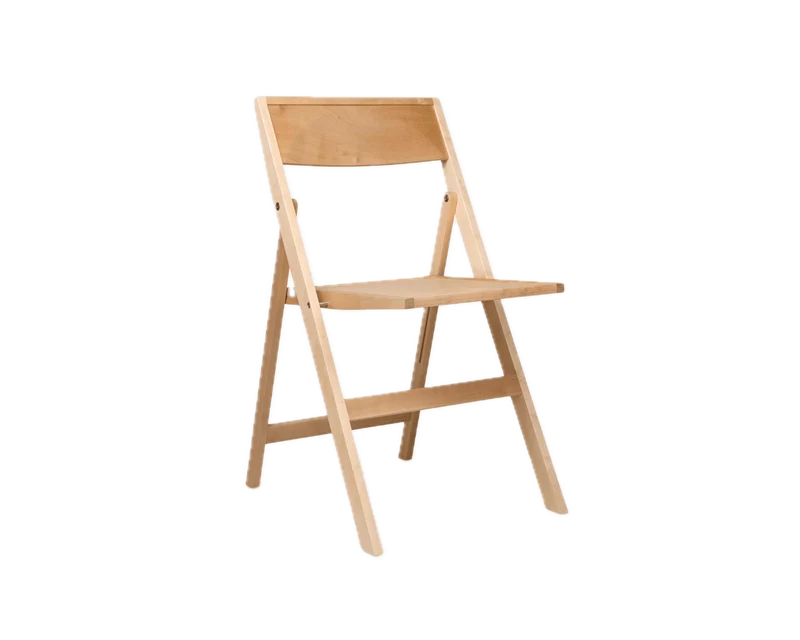 Chaise pliante en bouleau naturel 44 x 56 x 80 cm Folding - Frama