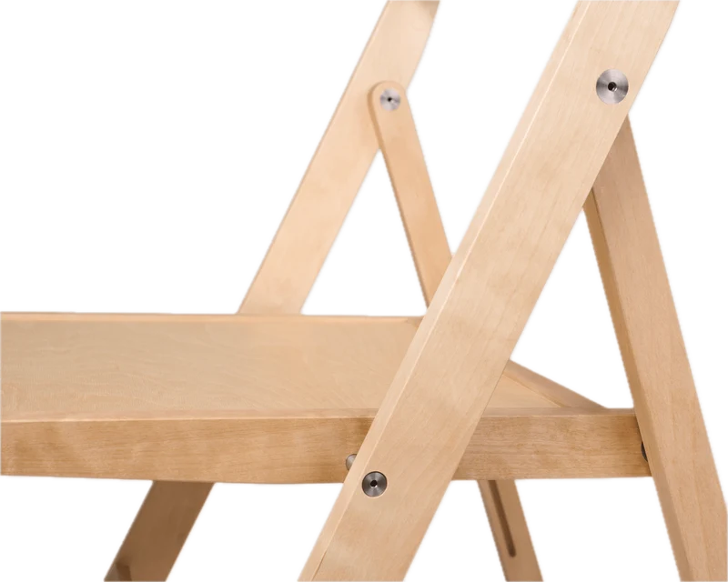 Chaise pliante en bouleau naturel 44 x 56 x 80 cm Folding - Frama
