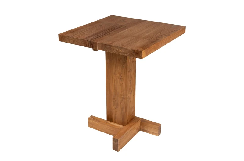 Table d'appoint en teck 60x78x4,5cm Kaku - Versmissen