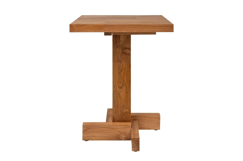 Table d'appoint en teck 60x78x4,5cm Kaku - Versmissen
