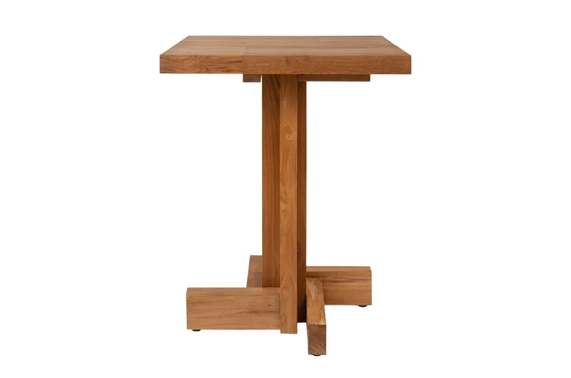 Table d'appoint en teck 60x78x4,5cm Kaku - Versmissen