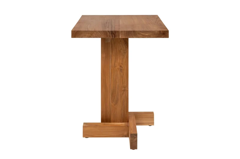 Table d'appoint en teck 60x78x4,5cm Kaku - Versmissen