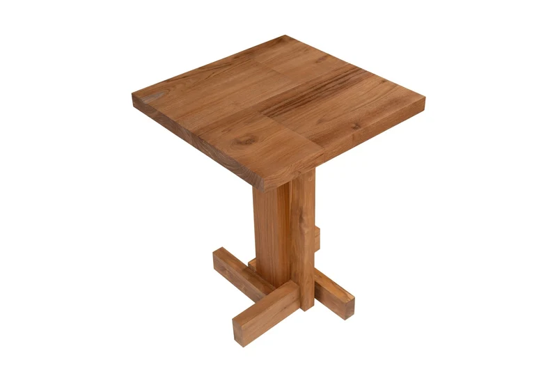 Table d'appoint en teck 60x78x4,5cm Kaku - Versmissen