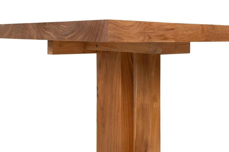 Table d'appoint en teck 60x78x4,5cm Kaku - Versmissen
