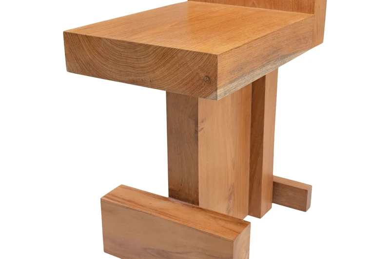 Chaise en teck 30x47x80cm Kaku - Versmissen